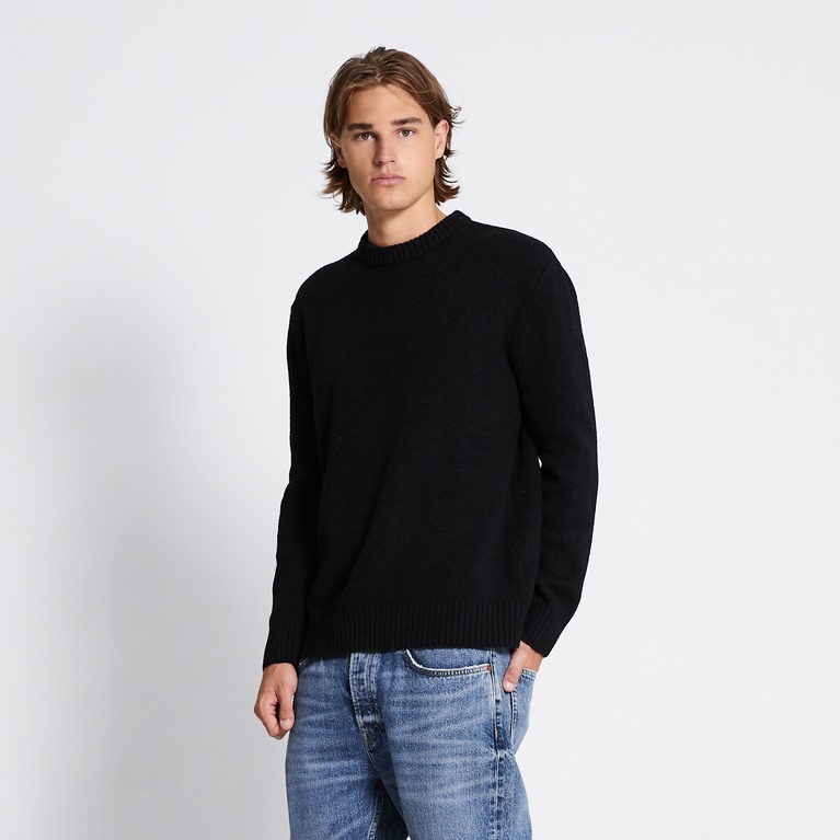 Knit sweater "River" Black